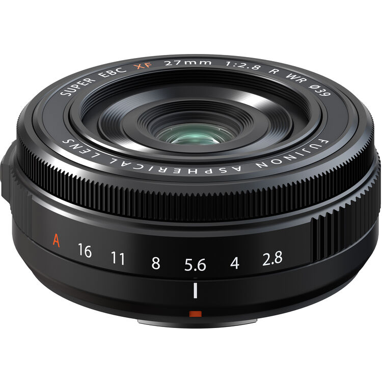FUJIFILM XF 27mm F2.8 R WR Lens (Black)
