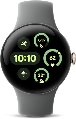 Google Pixel Watch 3 41mm Wi-Fi (Champagne Gold + Hazel Band)
