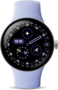 Google Pixel Watch 4 41mm Wi-Fi (Polished Silver + Iris Band)
