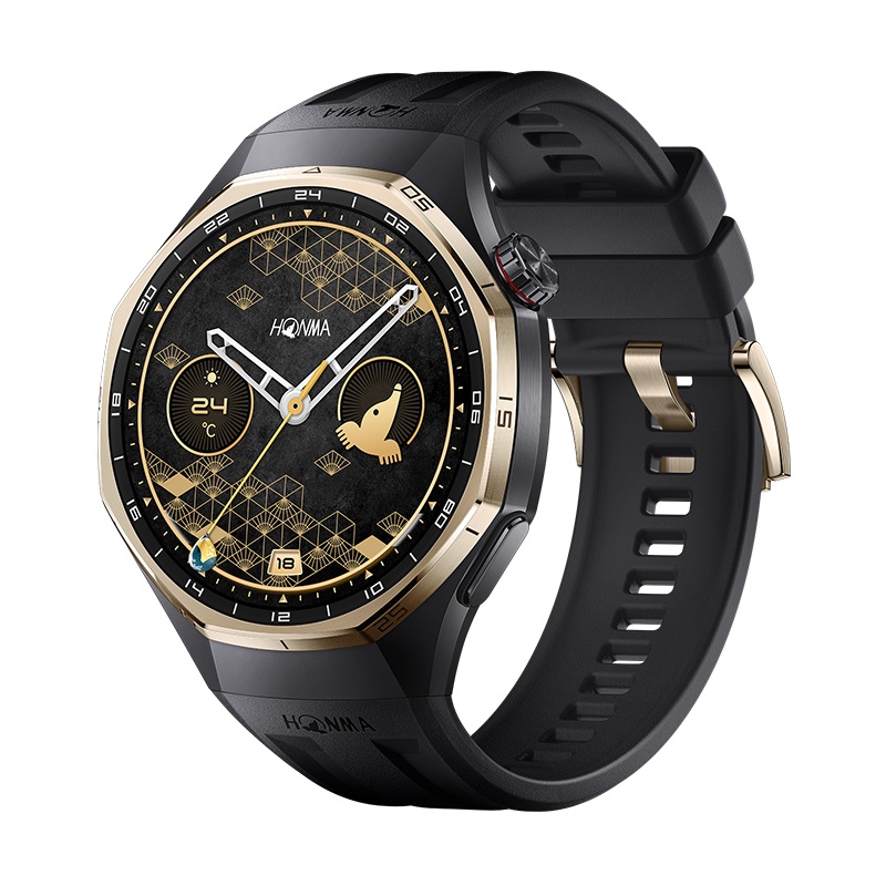 HONMA x HUAWEI Watch GT 6 Pro 46mm (Black with Fluoroelastomer Strap) - Image 4