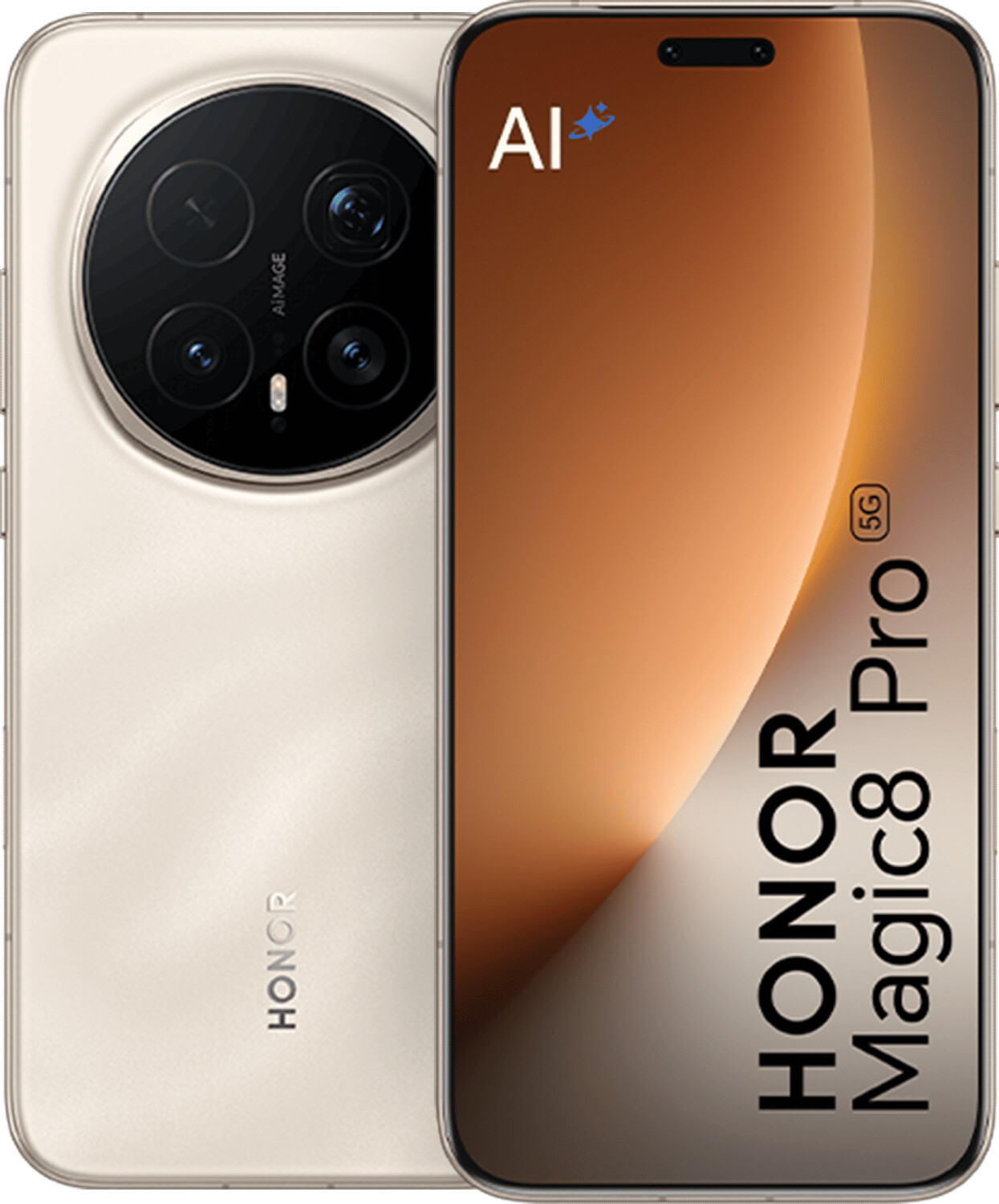 HONOR Magic 8 Pro (Global Version) BKQ-N49) 512GB 12GB (Sunrise Gold)