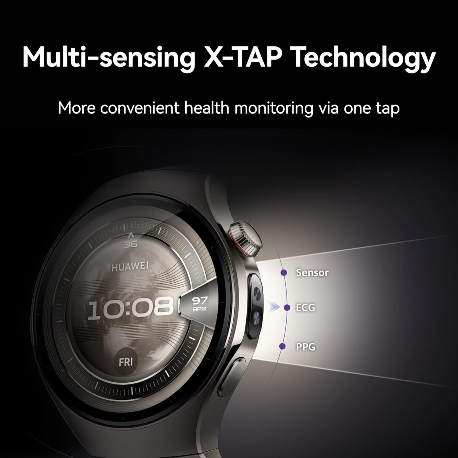 Huawei Watch 5 42mm (White Composite) - Image 3