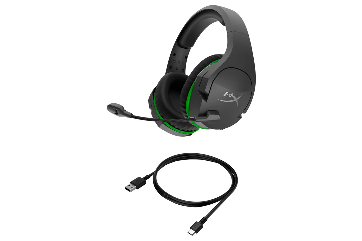 HyperX CloudX Stinger Gaming Headset (Black Green) - Image 4