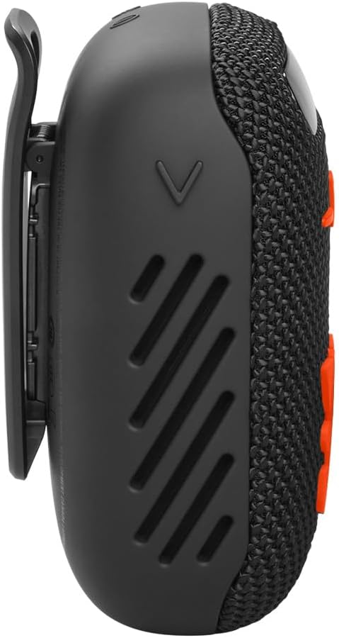 JBL Wind 3 FM Black Orangetooth Handlebar Speaker (Black Orange) - Image 2