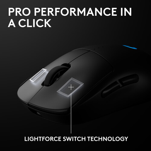 Logitech G PRO 2 Lightspeed Wireless Gaming Mouse (Black) - Image 2