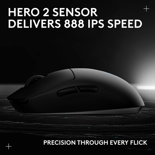 Logitech G PRO 2 Lightspeed Wireless Gaming Mouse (Black) - Image 3