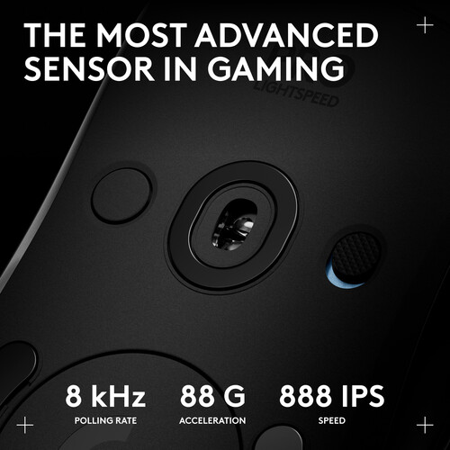 Logitech G PRO 2 Lightspeed Wireless Gaming Mouse (Black) - Image 4