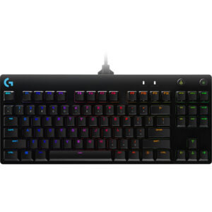 Logitech G PRO X (CLICKY) Wired Gaming Keyboard (Black)