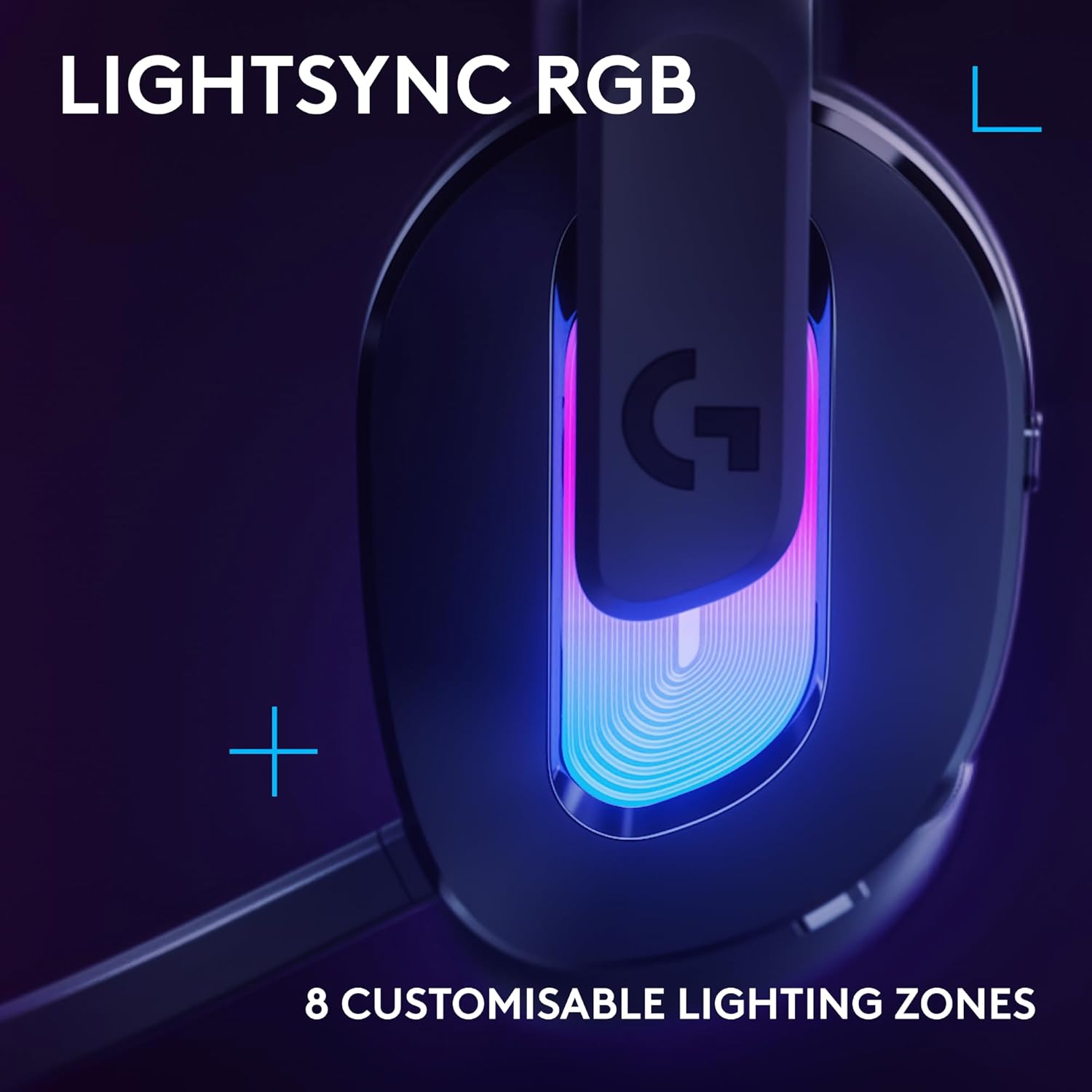 Logitech G522 Lightspeed Wireless Gaming Headset (Black) - Image 2