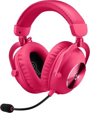 Logitech PRO X 2 Wireless Lightspeed Gaming Headset (Rose, 981-001277)