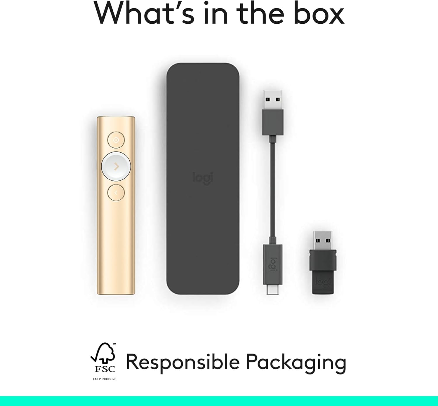 Logitech Spotlight Presentation Remote (Gold) - Image 4