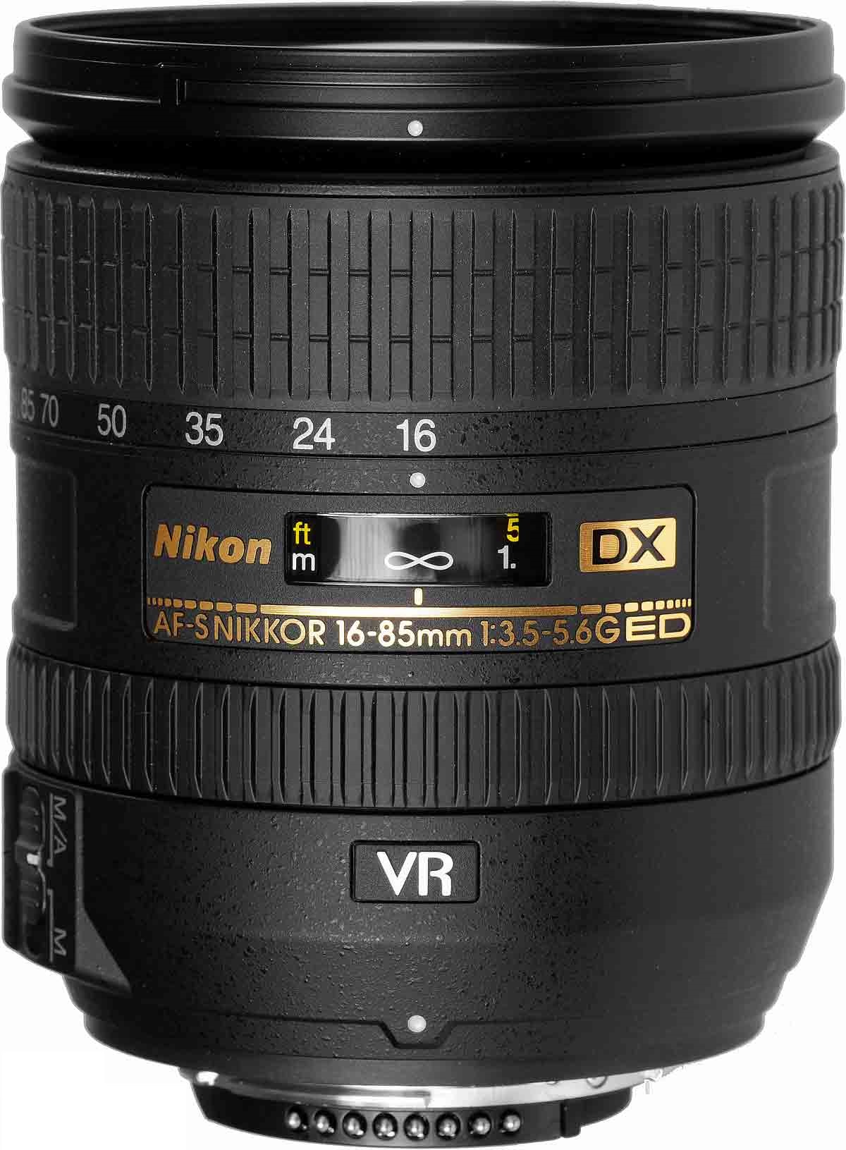 Nikon AF-S DX 16-85mm f/3.5-5.6G ED VR Lens