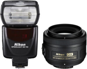 Nikon DX Speedlight Portrait Pack (35mm f1.8G Lens + SB700 Speedlight)