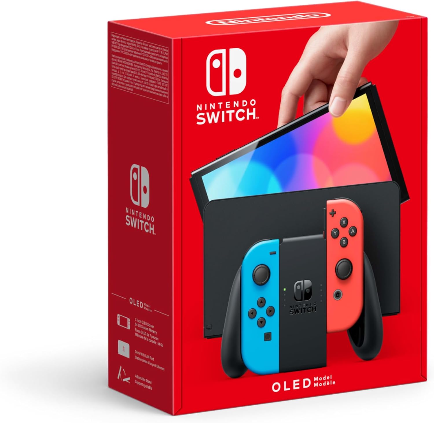 Nintendo Switch OLED Console 64GB (Neon) - Image 2