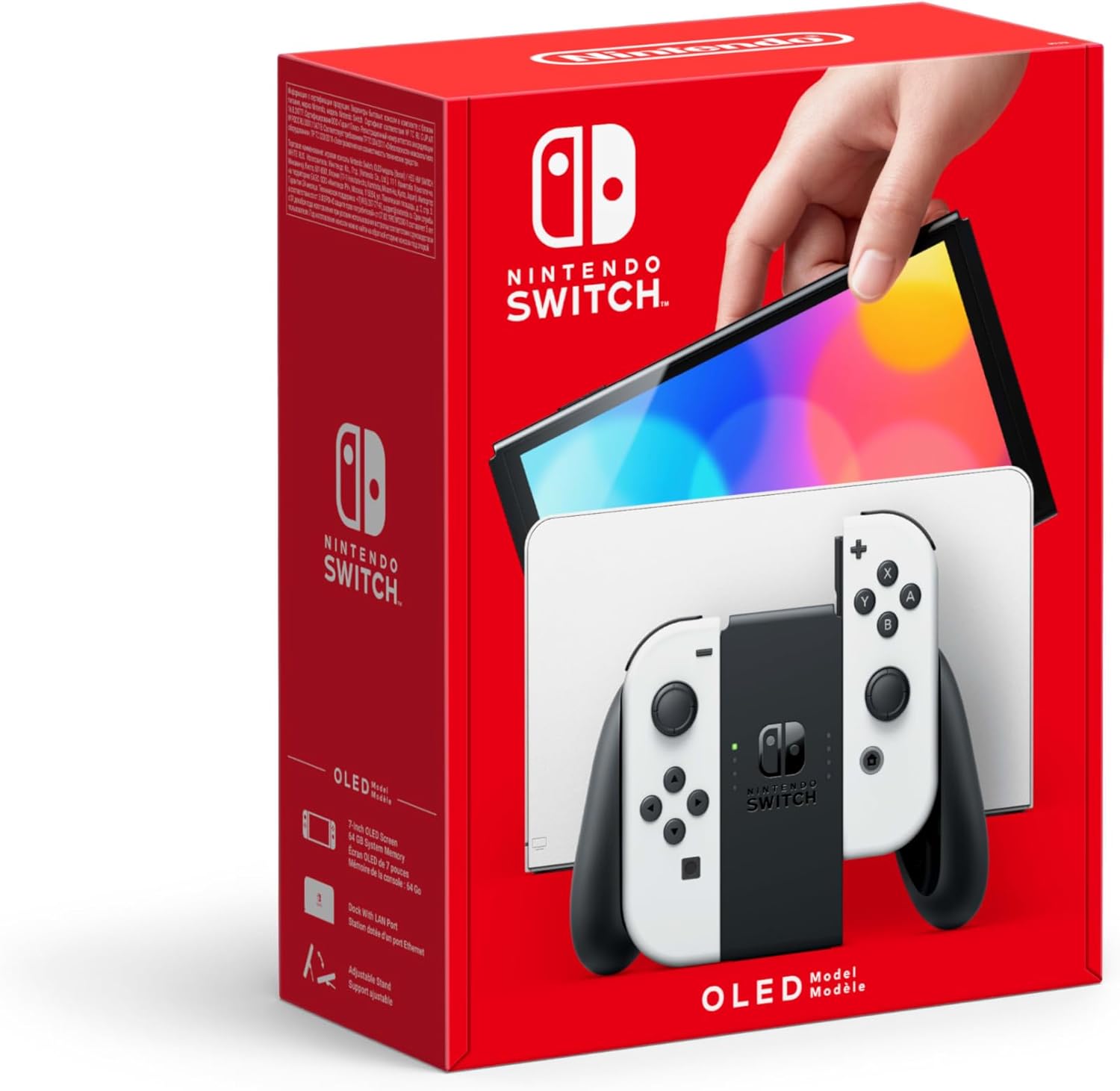 Nintendo Switch OLED Console 64GB (White) - Image 4