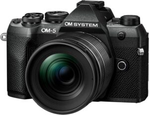 OM SYSTEM OM-5 Mark II Mirrorless Camera with 12-45mm f/4 Lens (Black)