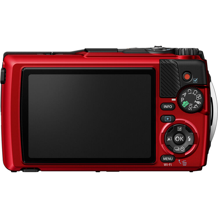 OM SYSTEM Tough TG-7 Digital Camera (Red) - Image 4