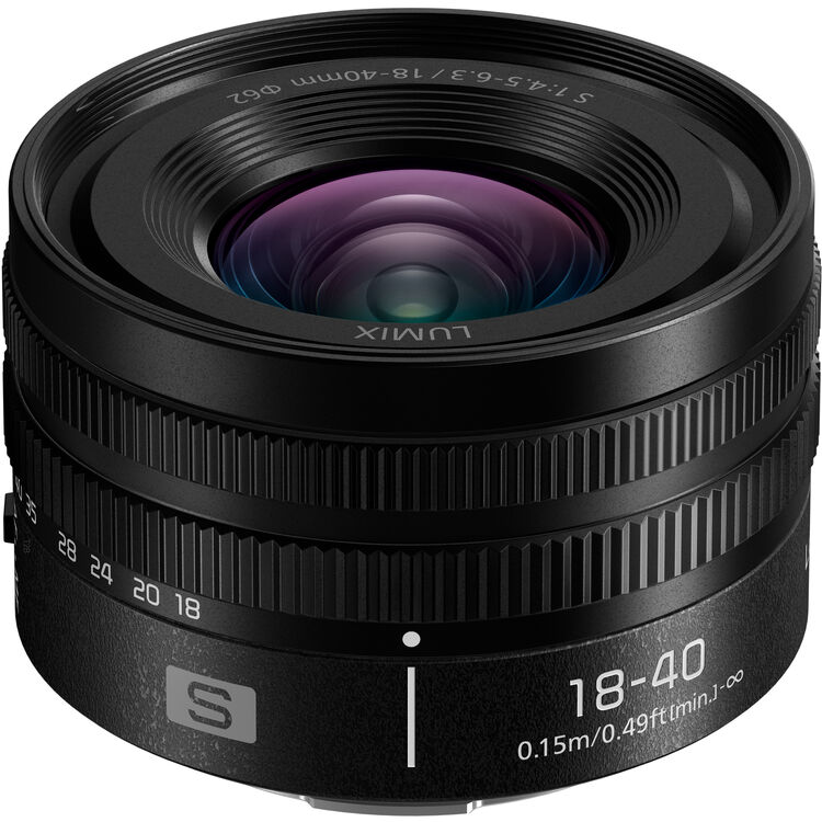 Panasonic LUMIX S 18-40mm f/4.5-6.3 Lens (White Box)