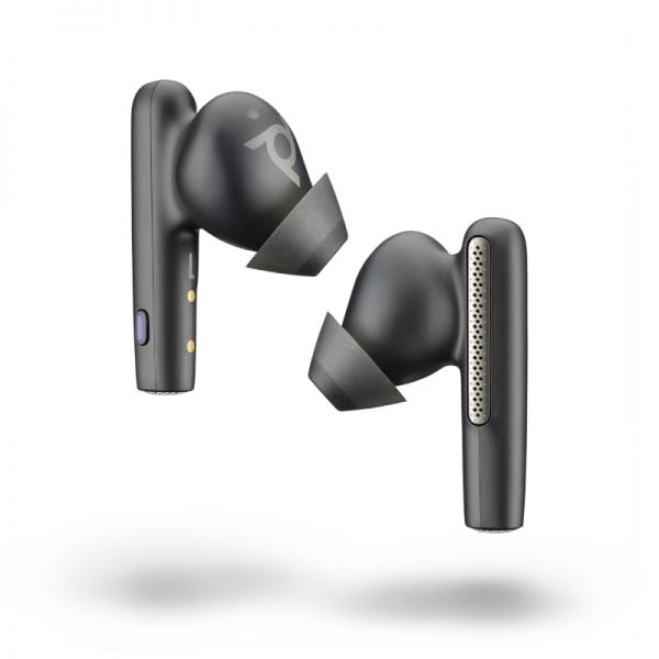 Poly Voyager Free 60 UC Earbuds with Basic Charge Case (Carbon Black, BT700A) - Image 2