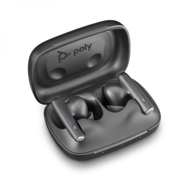 Poly Voyager Free 60 UC Earbuds with Basic Charge Case (Carbon Black, BT700A) - Image 4