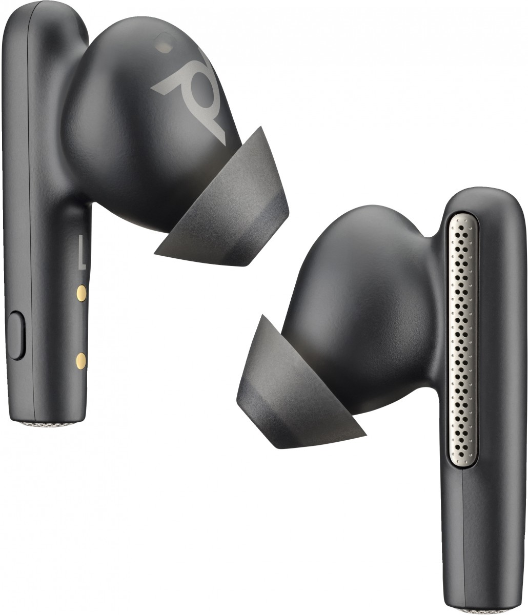 Poly Voyager Free 60 UC Wireless Earbuds (USB-C, Carbon Black) - Image 3