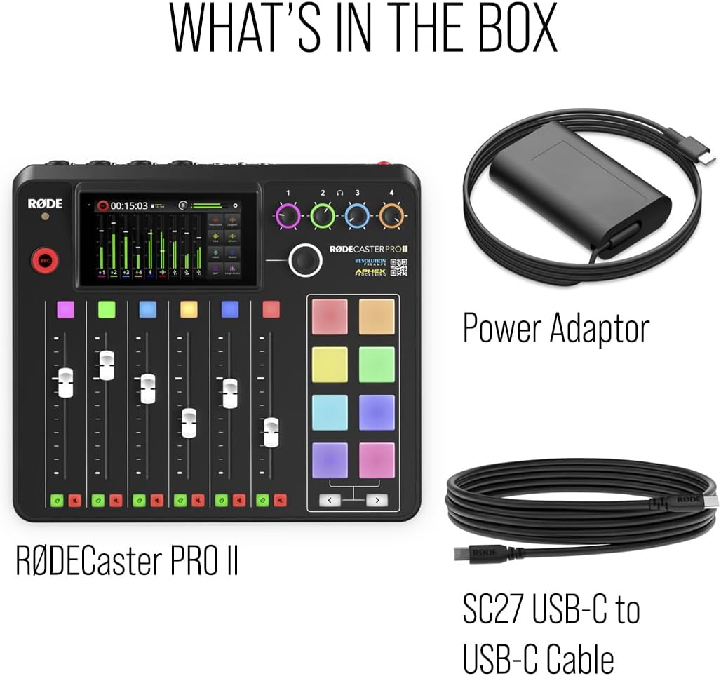 RODECaster Pro II Integrated Audio Production Studio - Image 4