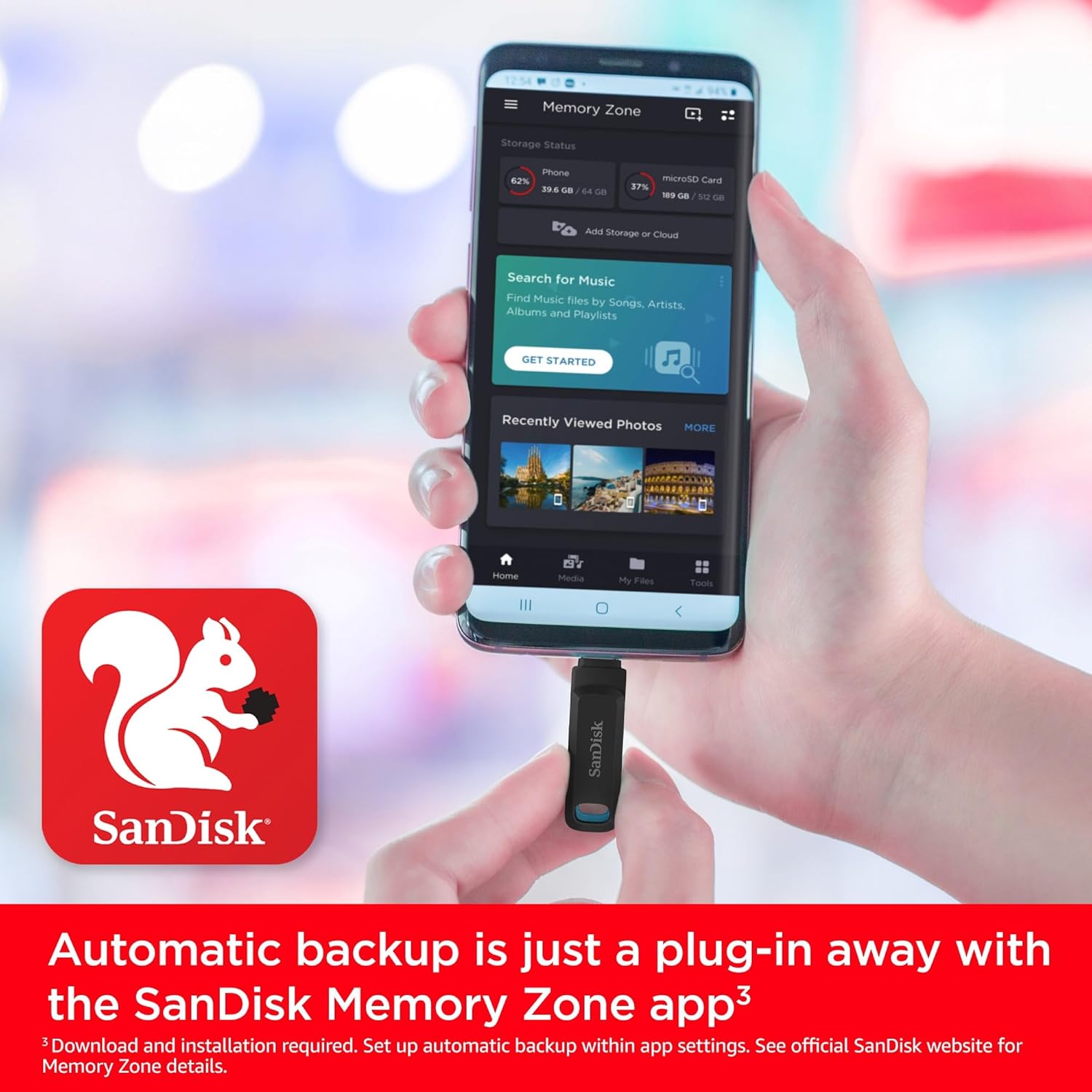 Sandisk Ultra 32GB USB Type C Dual Drive Go (Black) - Image 2