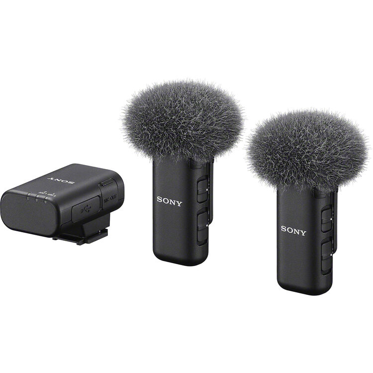Sony ECM-W3 2-Person Wireless Microphone System with Multi Interface Shoe (2 Transmitters) - Image 3