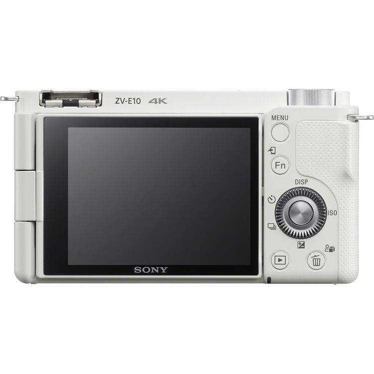 Sony ZV-E10 Mirrorless Camera with 16-50mm f/3.5-5.6 II Lens (White) - Image 4