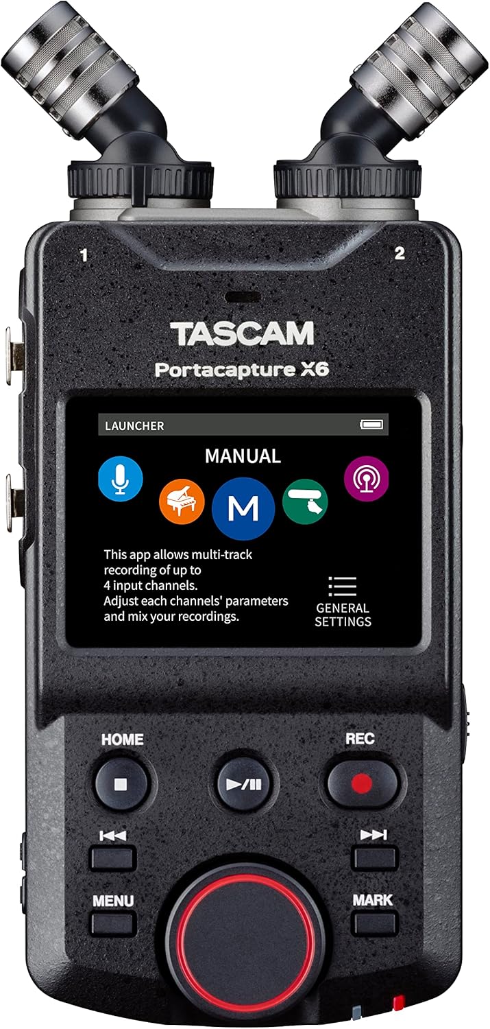 TASCAM Portacapture X6 32-Bit 6-Channel Multitrack Field Recorder