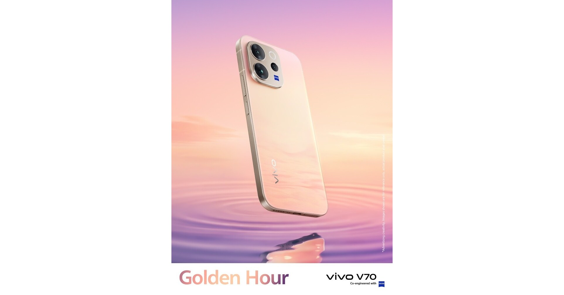 Vivo V70 (Global Version) 256GB 12GB (Golden Hour) - Image 3