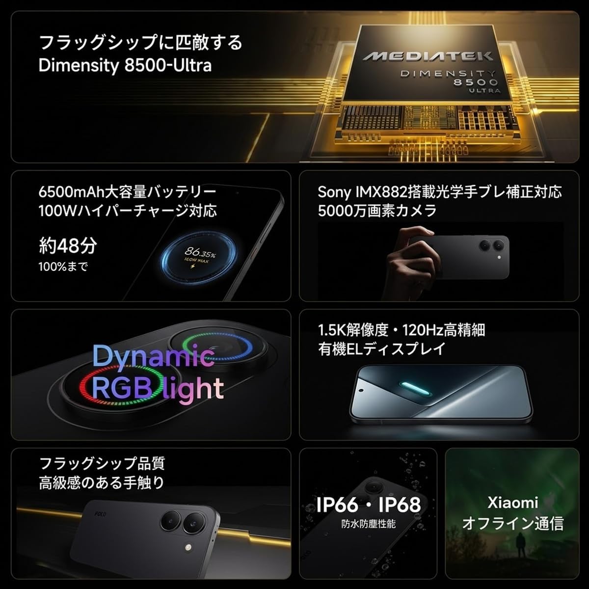 Xiaomi Poco X8 Pro 5G (Global Version) 256GB 8GB (Yellow) - Image 2