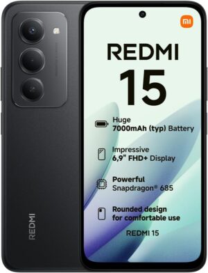 Xiaomi Redmi 15 (Global Version) 5G 128GB 4GB (Midnight Black)