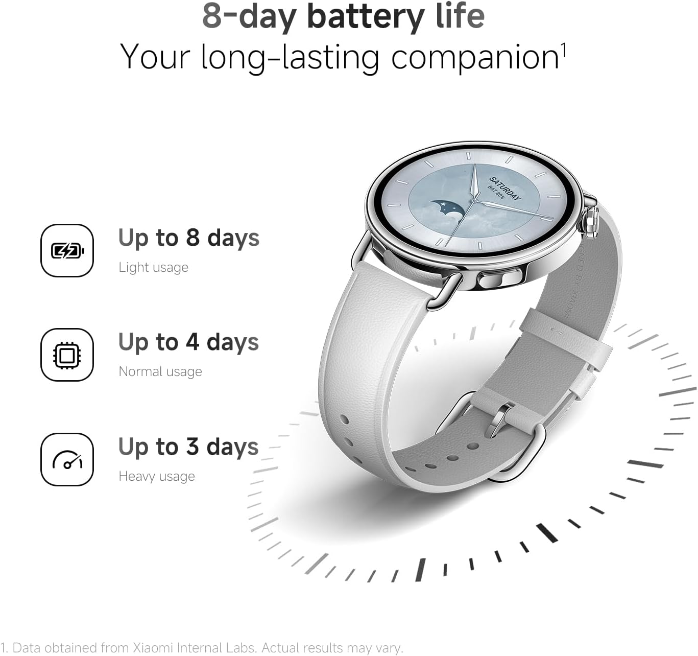 Xiaomi Watch S4 41mm (White) - Image 3