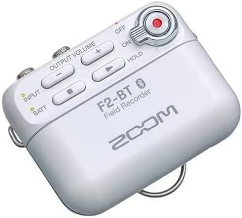 Zoom F2-BT Ultracompact Bluetooth-Enabled Portable Field Recorder (White) - Image 2
