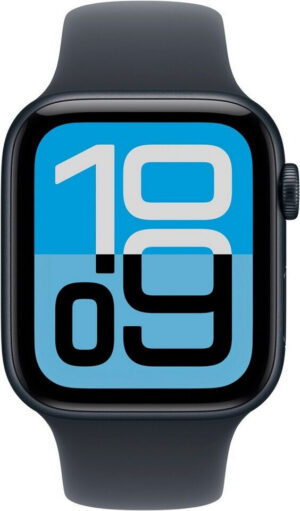 Apple Watch SE 3 44mm (GPS) MEHQ4 (Midnight Aluminium + Midnight Sport Band, M/L)