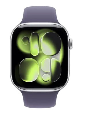 Apple Watch Series 11 46mm (GPS) MEVA4 (Silver Aluminium Purple Fog Sport Band - M/L)