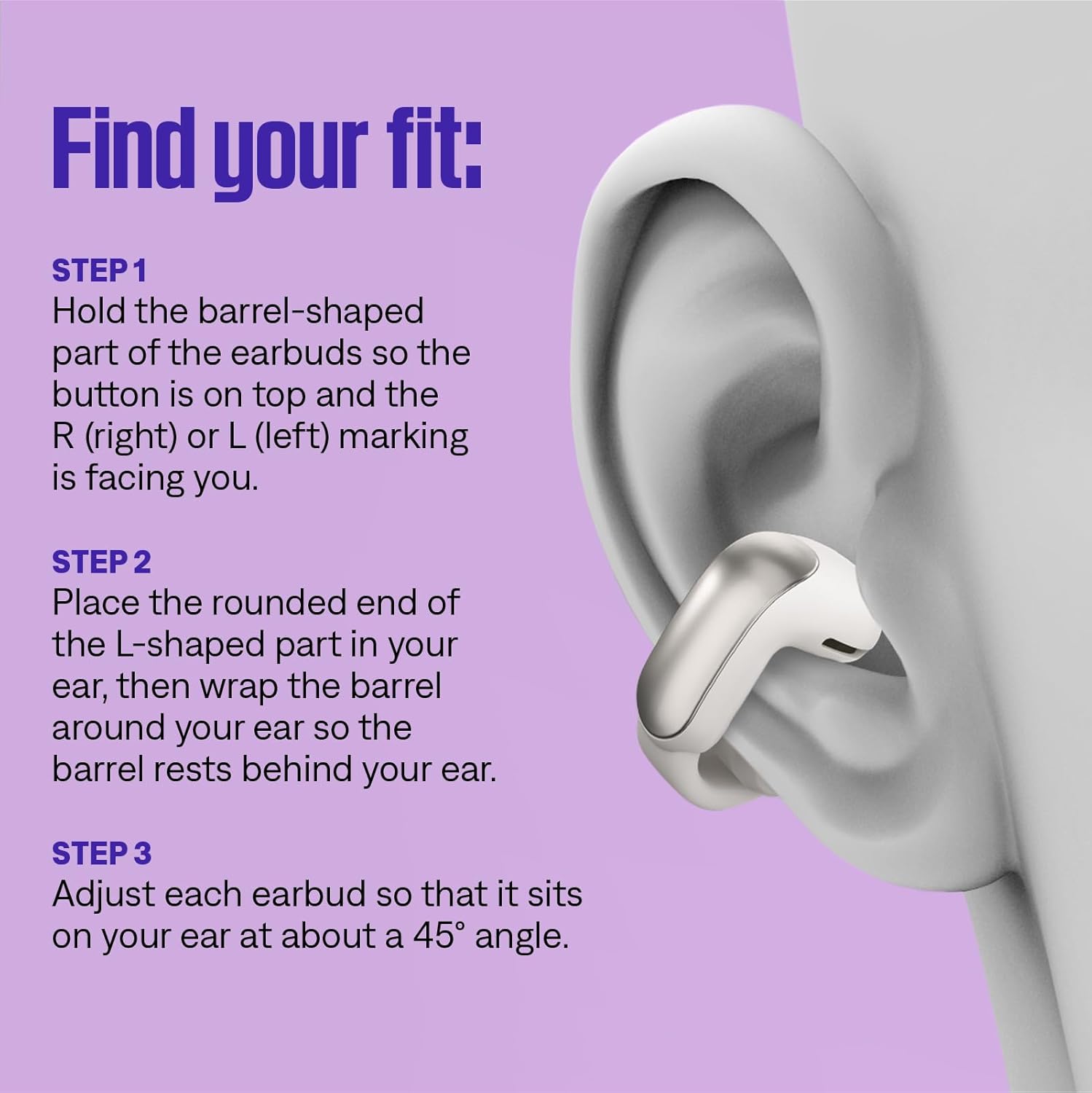 Bose Ultra Open Earbuds (White Smoke) - Image 3