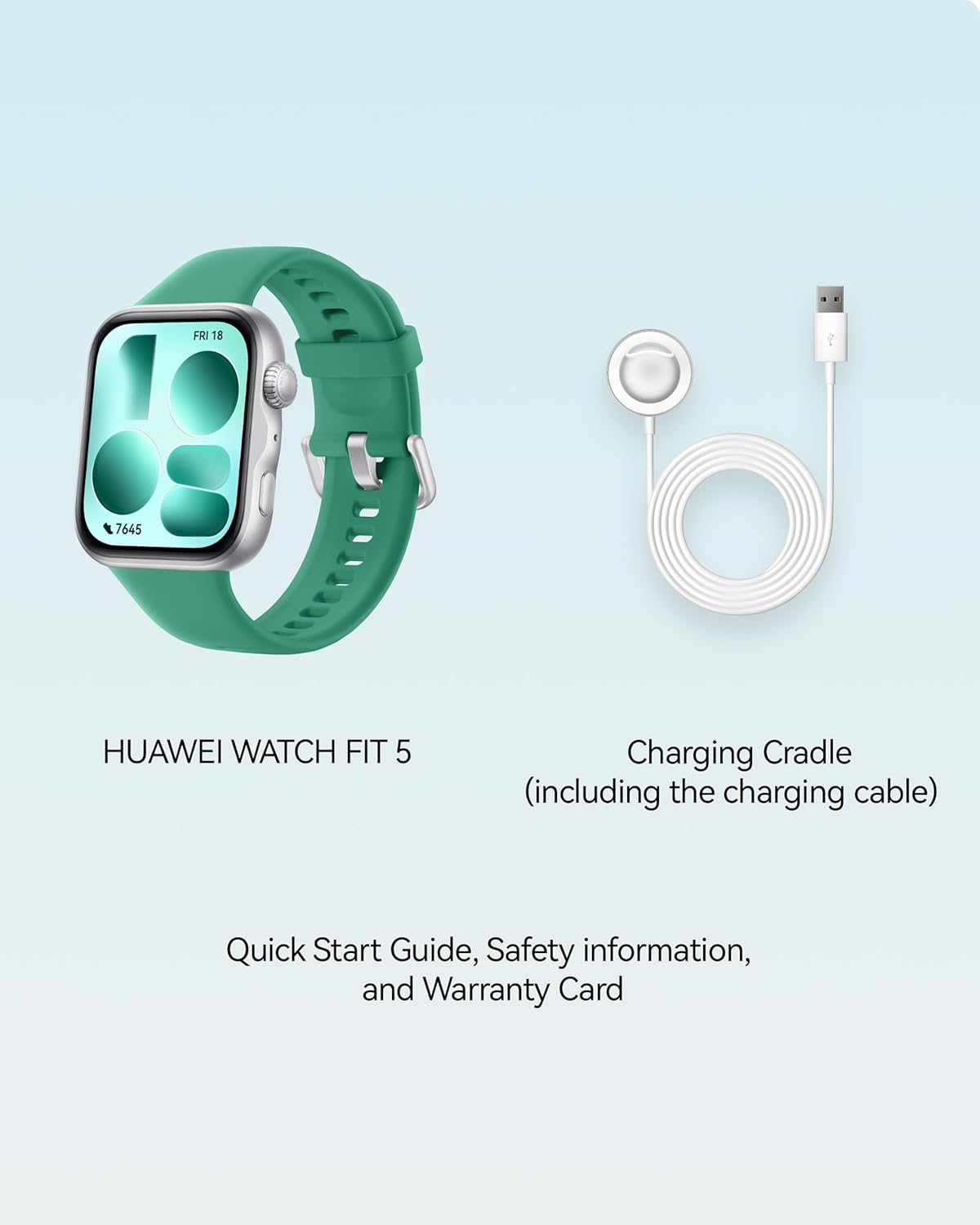 Huawei Watch Fit 5 (Green) - Image 4