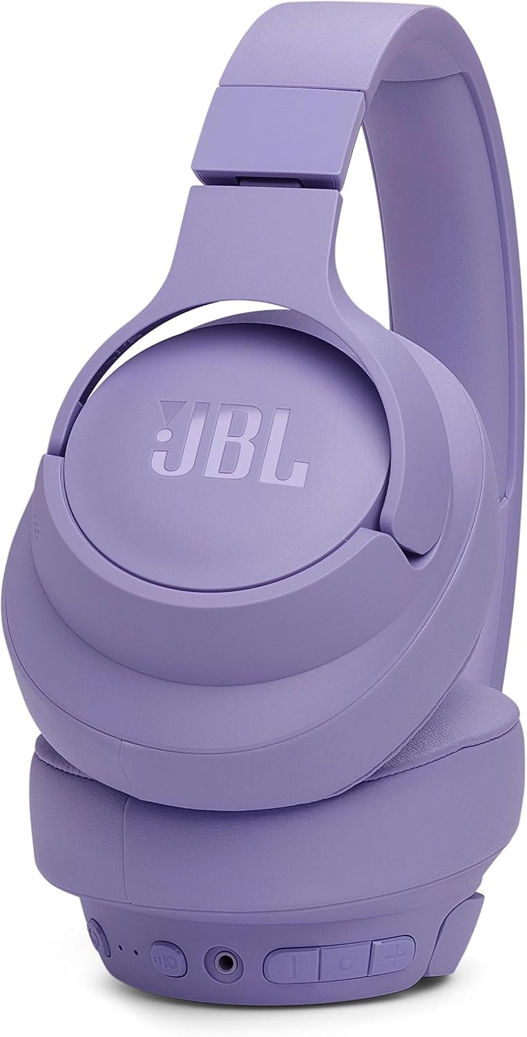 JBL Tune 770NC Noise-Canceling Wireless Over-Ear Headphones (Purple) - Image 4
