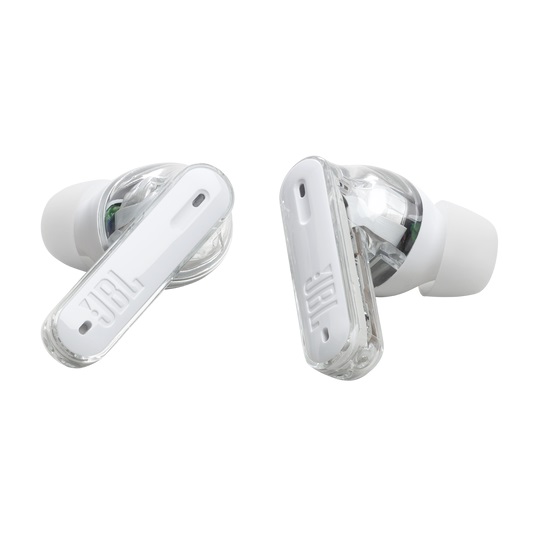 JBL Tune Beam True Wireless Earbuds Ghost Edition (White)