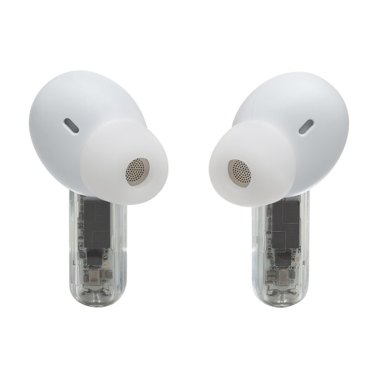 JBL Tune Beam True Wireless Earbuds Ghost Edition (White) - Image 2