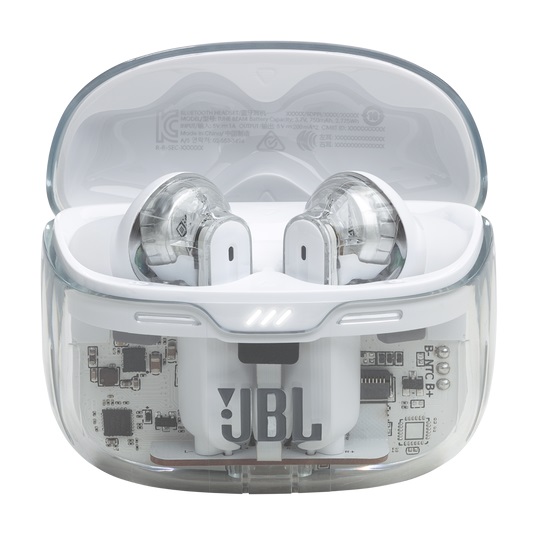 JBL Tune Beam True Wireless Earbuds Ghost Edition (White) - Image 4