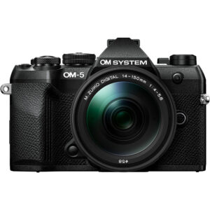 OM System OM-5 Mark II Mirrorless Camera with 14-150mm F/4-5.6 II Lens (Black)