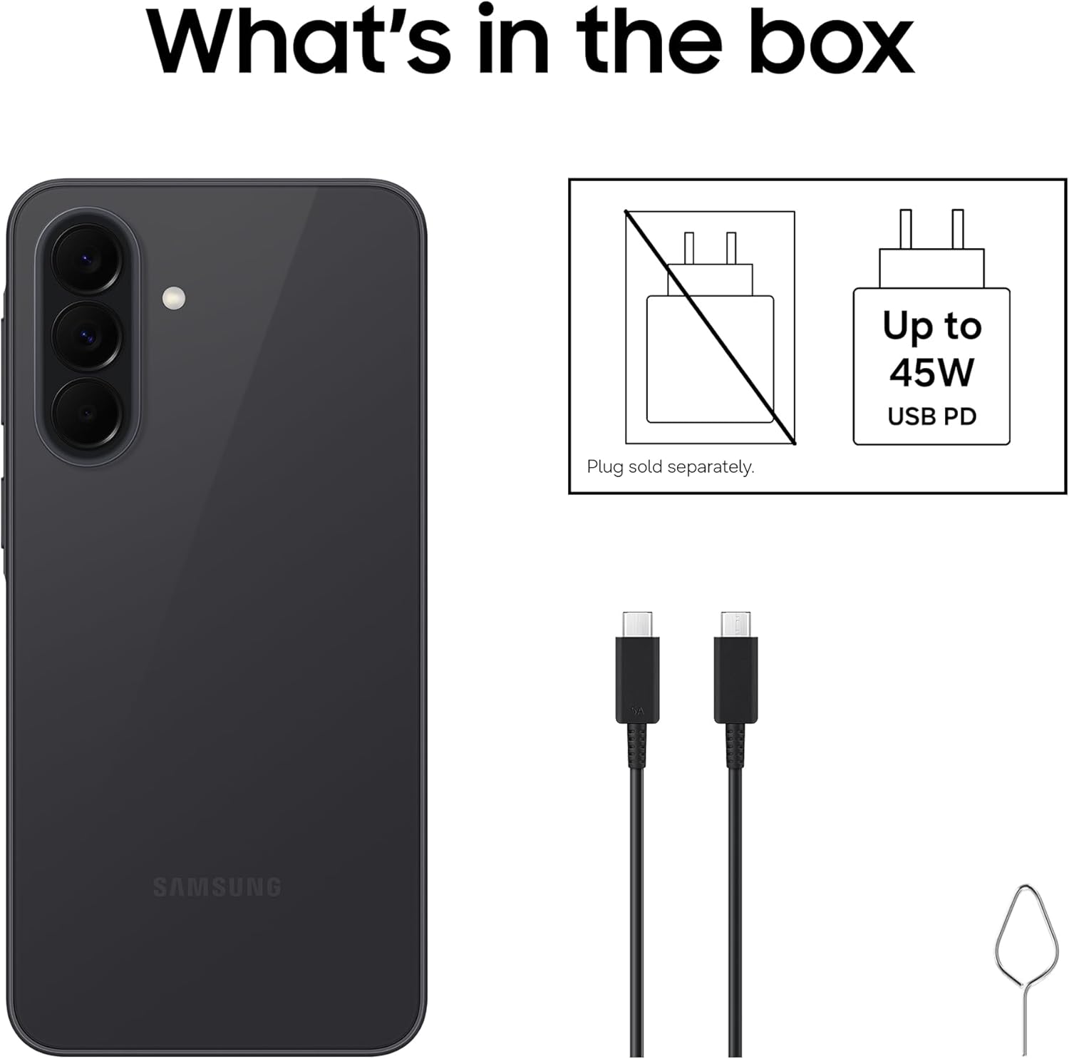 Samsung Galaxy A37 (A376B-DS) 5G 128GB 8GB (Awesome Charcoal) - Image 4