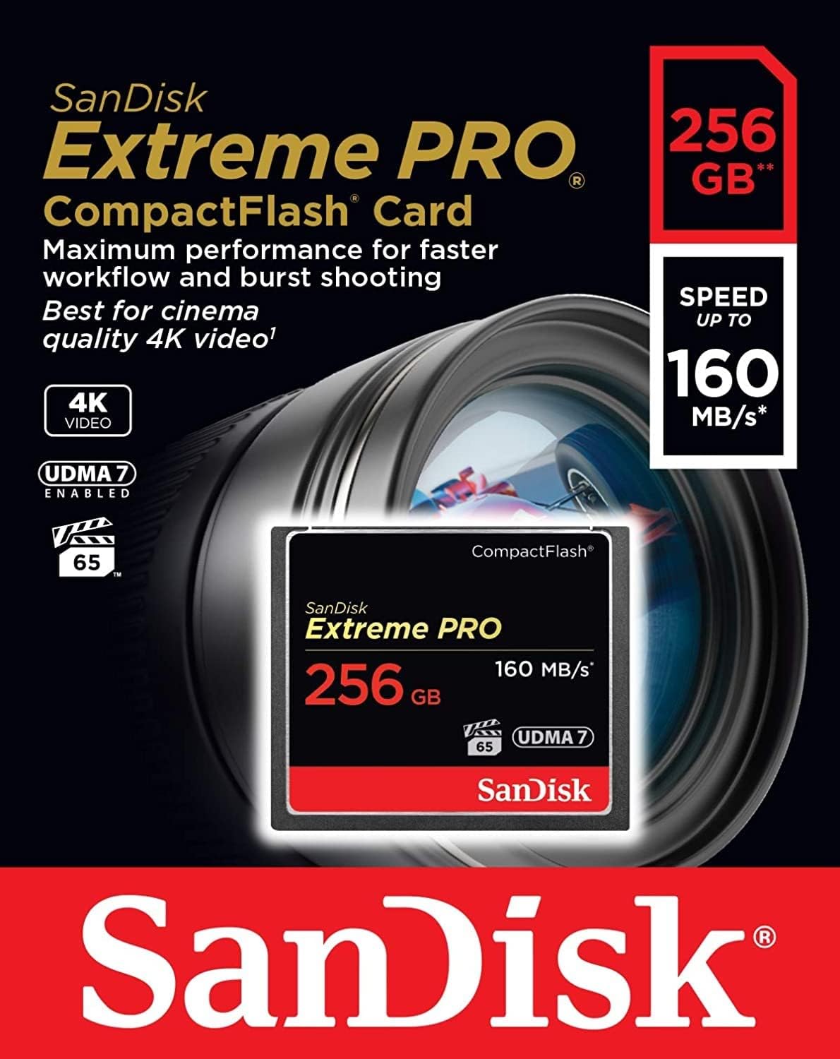 Sandisk 256GB Extreme Pro CompactFlash - Image 4