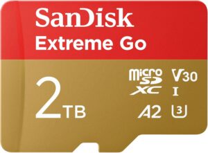 Sandisk 2TB Extreme GO UHS-I MicroSDHC