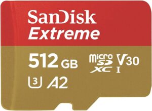 Sandisk 512GB Extreme GO UHS-I MicroSDHC