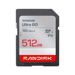 Sandisk 512GB Ultra GO UHS-I SDXC Memory Card