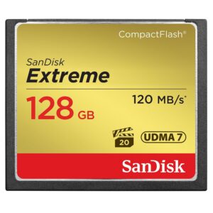 SanDisk Extreme 128GB 120MB/Sec Compact Flash Card